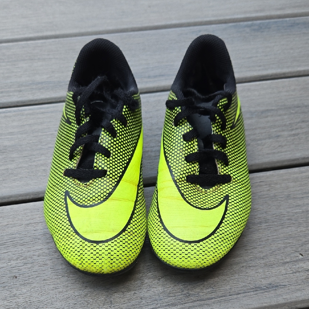Nike Kids Bright Yellow and Black Sneakers
